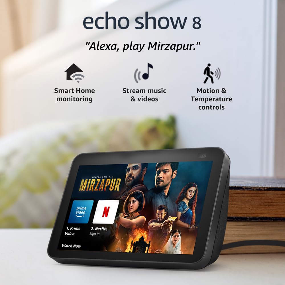 Amazon Echo Show 8 (2nd Gen) - Smart speaker with 8