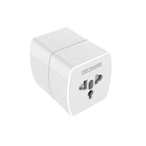 LDNIO Z4 Universal Plug 6AMAX Concise Fashion - Lightweight ABS V0 Travel Adapter with Silkworm Wing Design for World Travel
