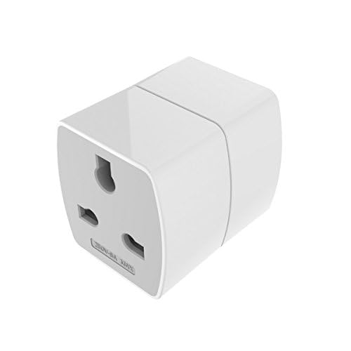 LDNIO Z4 Universal Plug 6AMAX Concise Fashion - Lightweight ABS V0 Travel Adapter with Silkworm Wing Design for World Travel