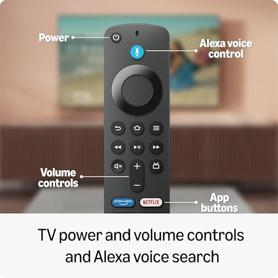 All-new Amazon Fire TV Stick HD, Alexa Voice Remote with TV power & volume controls, full HD streaming device