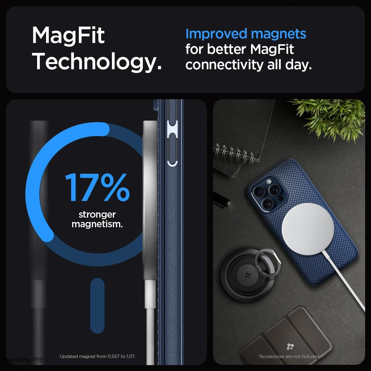 Spigen Mag Armor MagSafe Back Cover Case ( TPU + Poly Carbonate)
