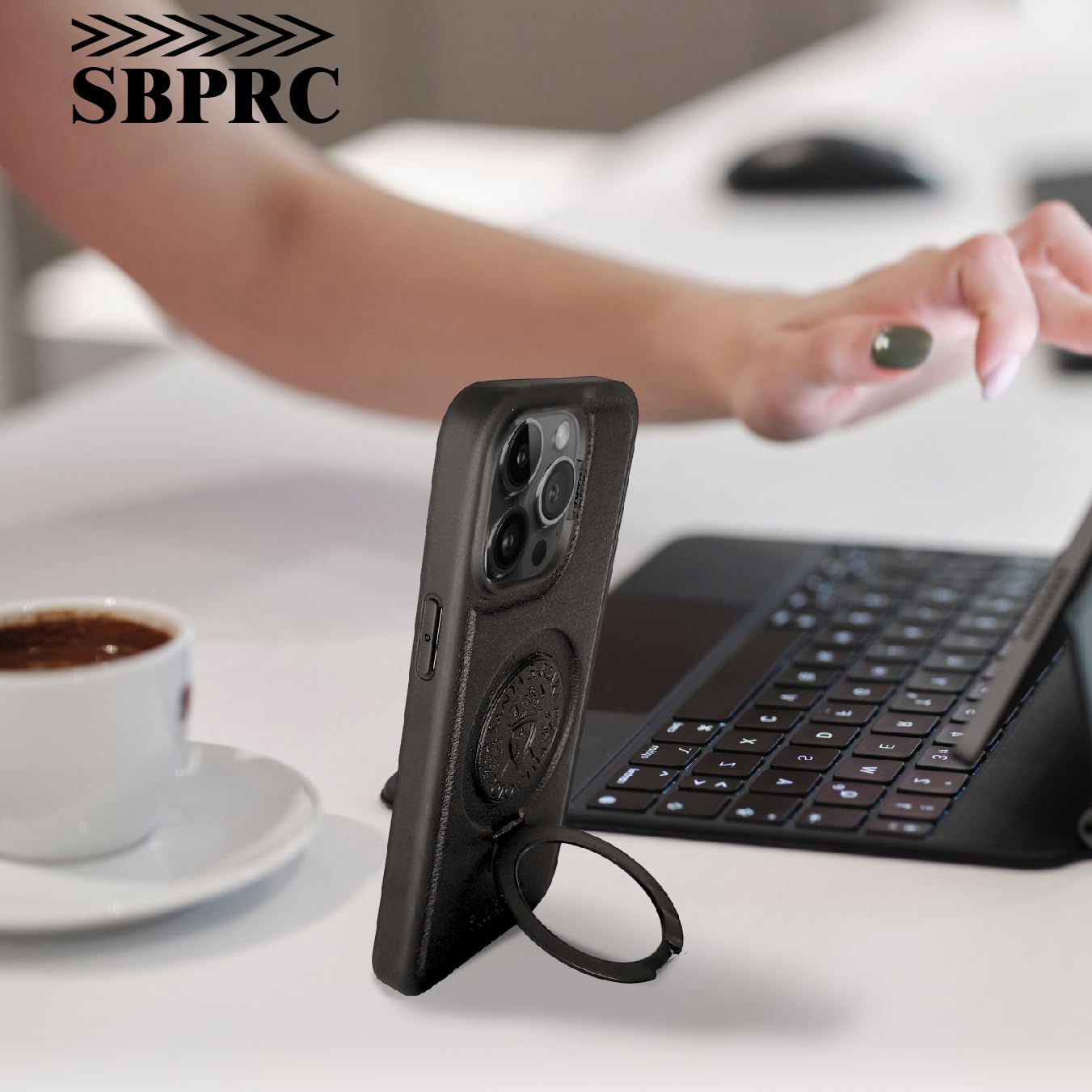 Premium Santa Barbara Primo Series, Litchi Peel Pattern X Frosted Metal Leather Case