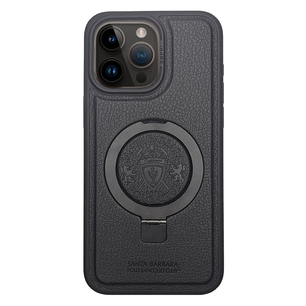 Premium Santa Barbara Primo Series, Litchi Peel Pattern X Frosted Metal Leather Case