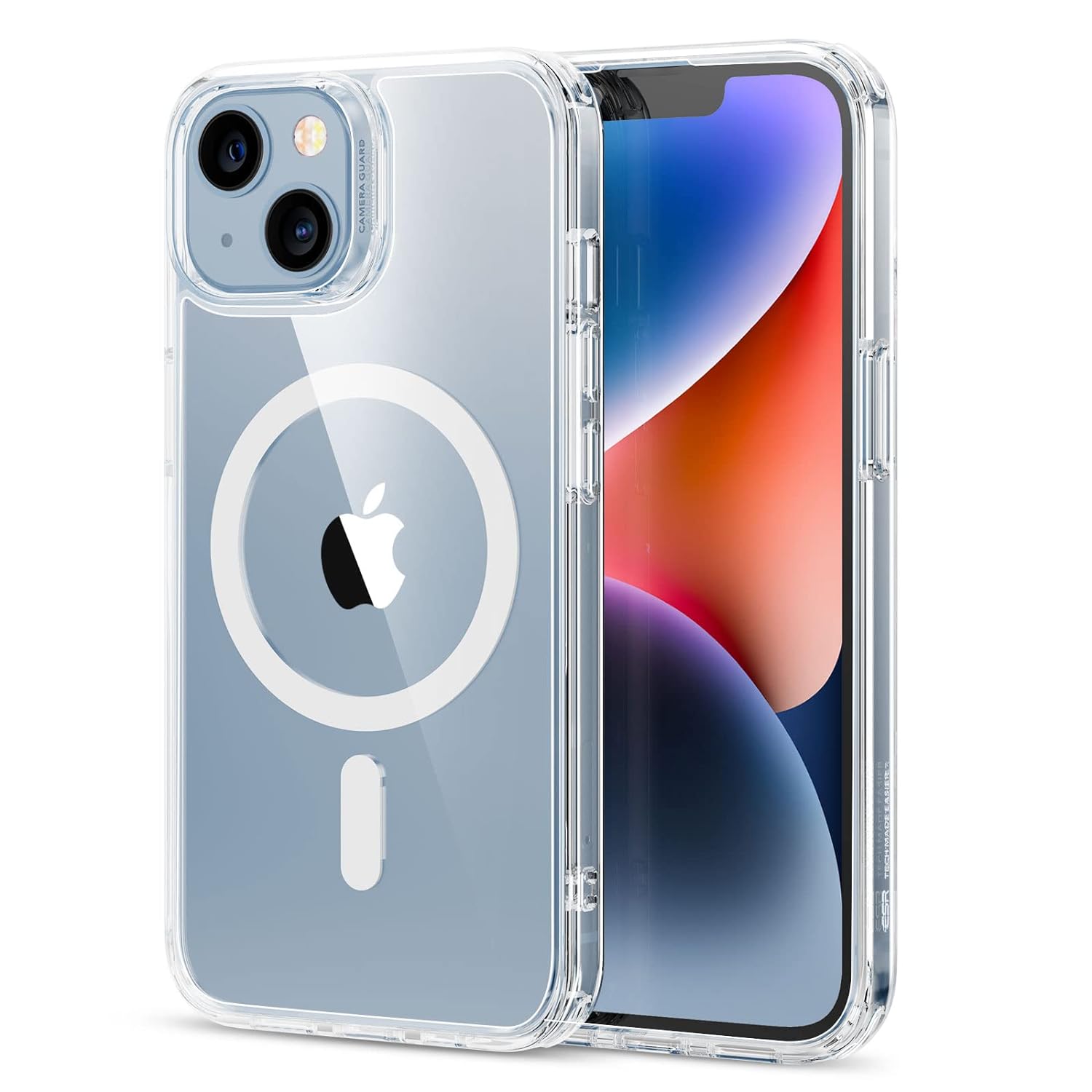 Spigen Ultra Hybrid Magfit Back Cover Case Compatible with MagSafe (TPU + Poly Carbonate | Frost Clear)