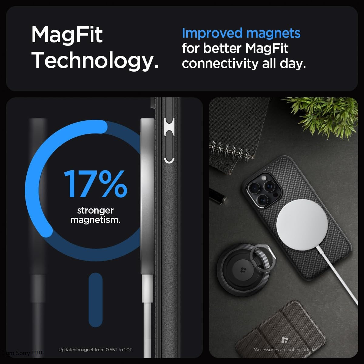Spigen Mag Armor MagSafe Back Cover Case ( TPU + Poly Carbonate)