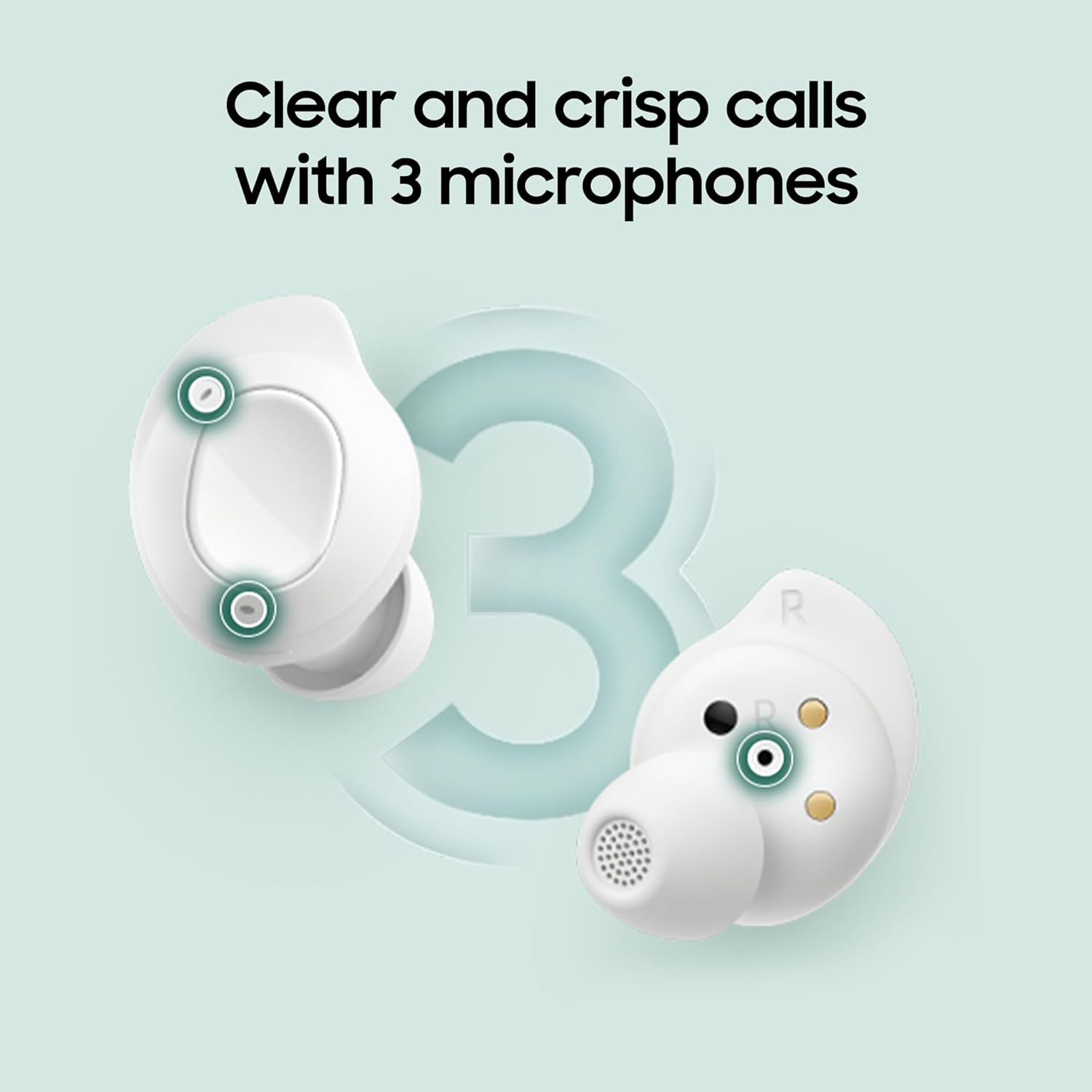 Samsung Galaxy Buds Fe| Powerful Active Noise Cancellation | in Ear Enriched Bass Sound | Ergonomic Design | 30-Hour Battery Life