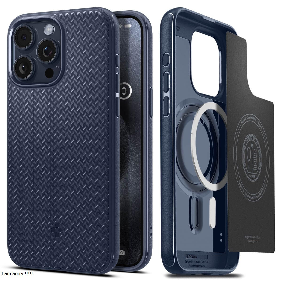 Spigen Mag Armor MagSafe Back Cover Case ( TPU + Poly Carbonate)