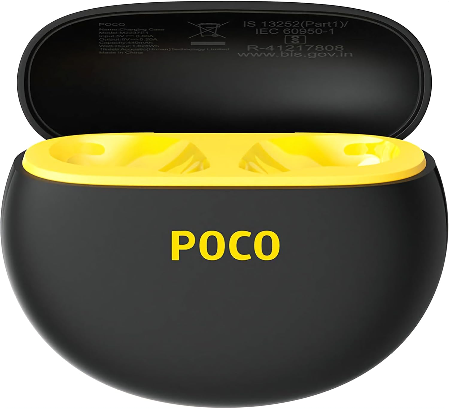 POCO Pods with 30 Hour Playback, 12mm Drivers, 60ms Latency, Fast Charging & ENC Bluetooth Headset (Midnight Groove, True Wireless)