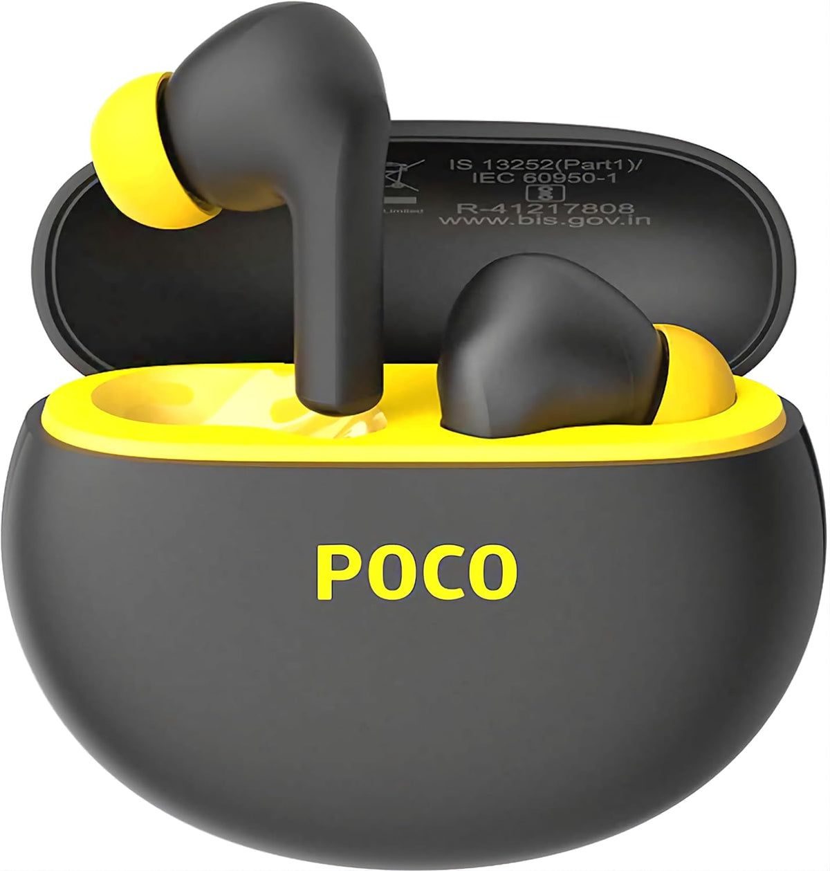POCO Pods with 30 Hour Playback, 12mm Drivers, 60ms Latency, Fast Charging & ENC Bluetooth Headset (Midnight Groove, True Wireless)