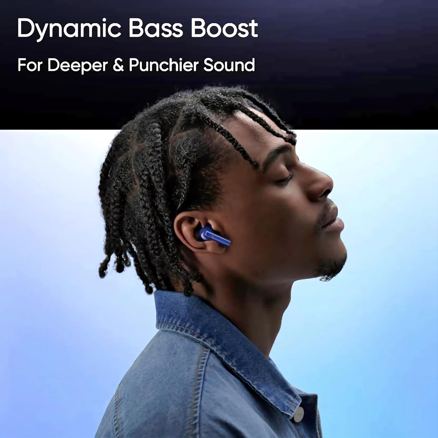 realme Buds Air 5 Truly Wireless in-Ear Earbuds with 50dB ANC, 12.4mm Mega Titanized Dynamic Bass Driver, Upto 38Hrs Battery with Fast Charging & 45ms Ultra-Low Latency for Gaming (Deep Sea Blue)