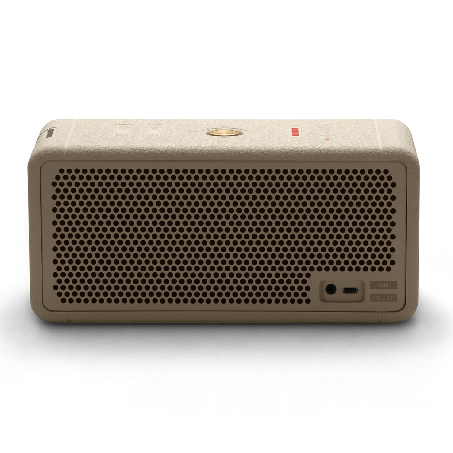 Marshall Middleton Portable Bluetooth Speaker with 20+ Hours of Portable Playtime, 360° Sound, Dust & Waterproof (IP67) - Cream