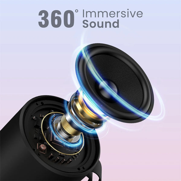 Soundpot Pro RGB LED Lights | Upto 5 Hours Playtime | Immersive Sound | Type C Fast Charging