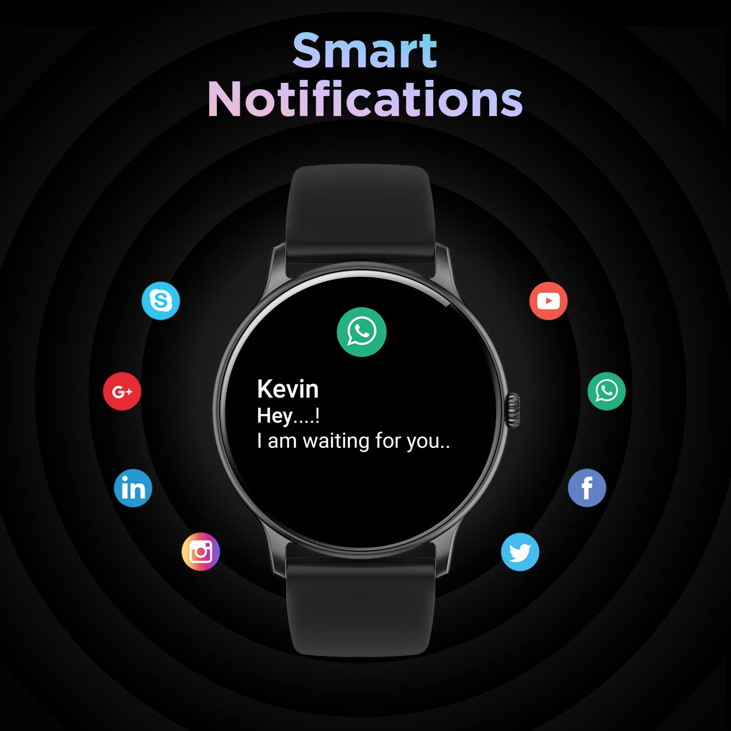 FireBoltt Phoenix Bluetooth Calling Smartwatch 1.3" 240*240 PX High Res with 120+ Sports Modes, SpO2, Heart Rate Monitoring & IP68 Rating