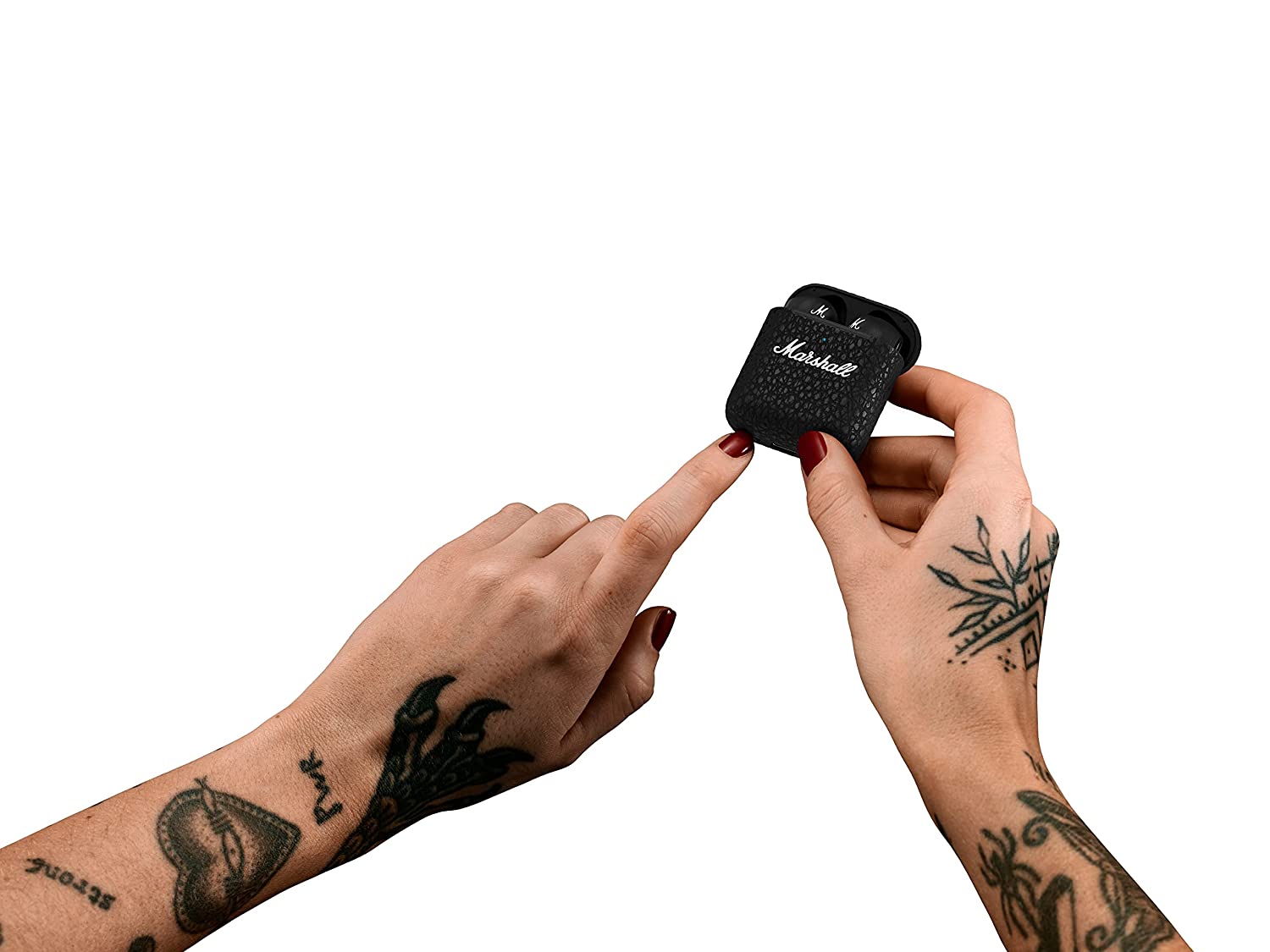 Marshall Minor 3 Bluetooth Truly Wireless in-Ear Earbuds with Mic (Black)