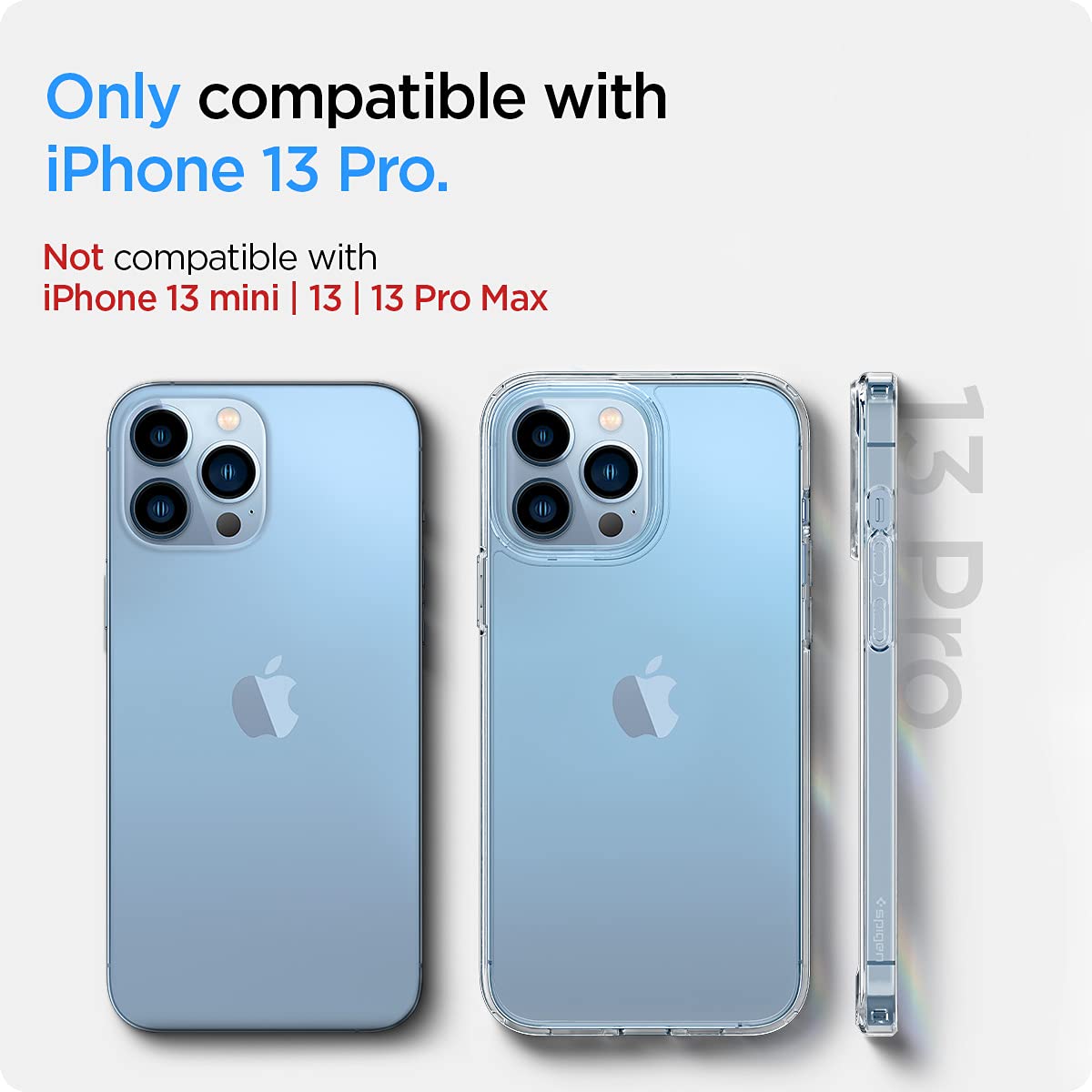 Spigen Ultra Hybrid Back Cover Case (TPU + Poly Carbonate | Crystal Clear)