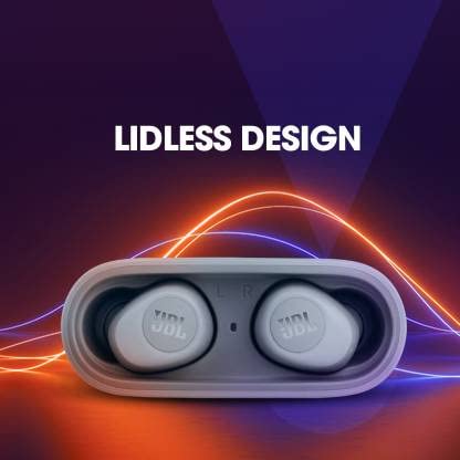 JBL Wave 100TWS Bluetooth Headset (Blue, True Wireless)