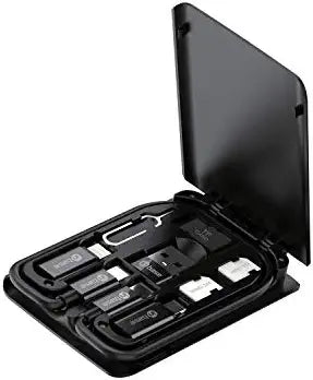Inbase Special Edition Multifunctional Box - Multi Data Cables (Micro USB, Lightning, Type C), Card Slot, Sim Kit and Phone Cradle