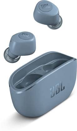 JBL Wave 100TWS Bluetooth Headset (Blue, True Wireless)
