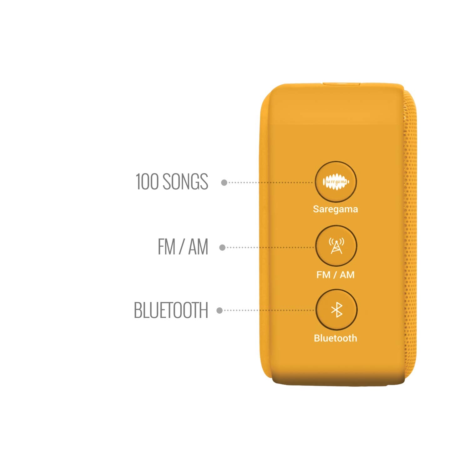 Saregama Carvaan Mini 2.0 Gurbani- Music Player with Bluetooth/FM/AM/AUX (Saffron Orange)