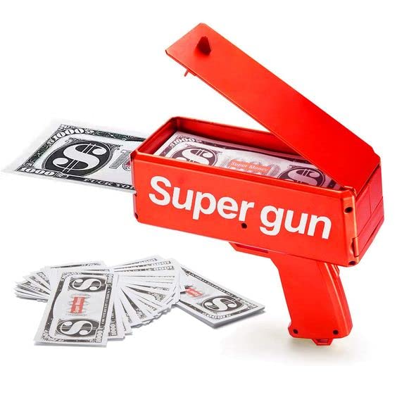 Supreme Super Cash Gun for Weddings, Anniversary, Birthday Parties, Kitty Parties and Fun.