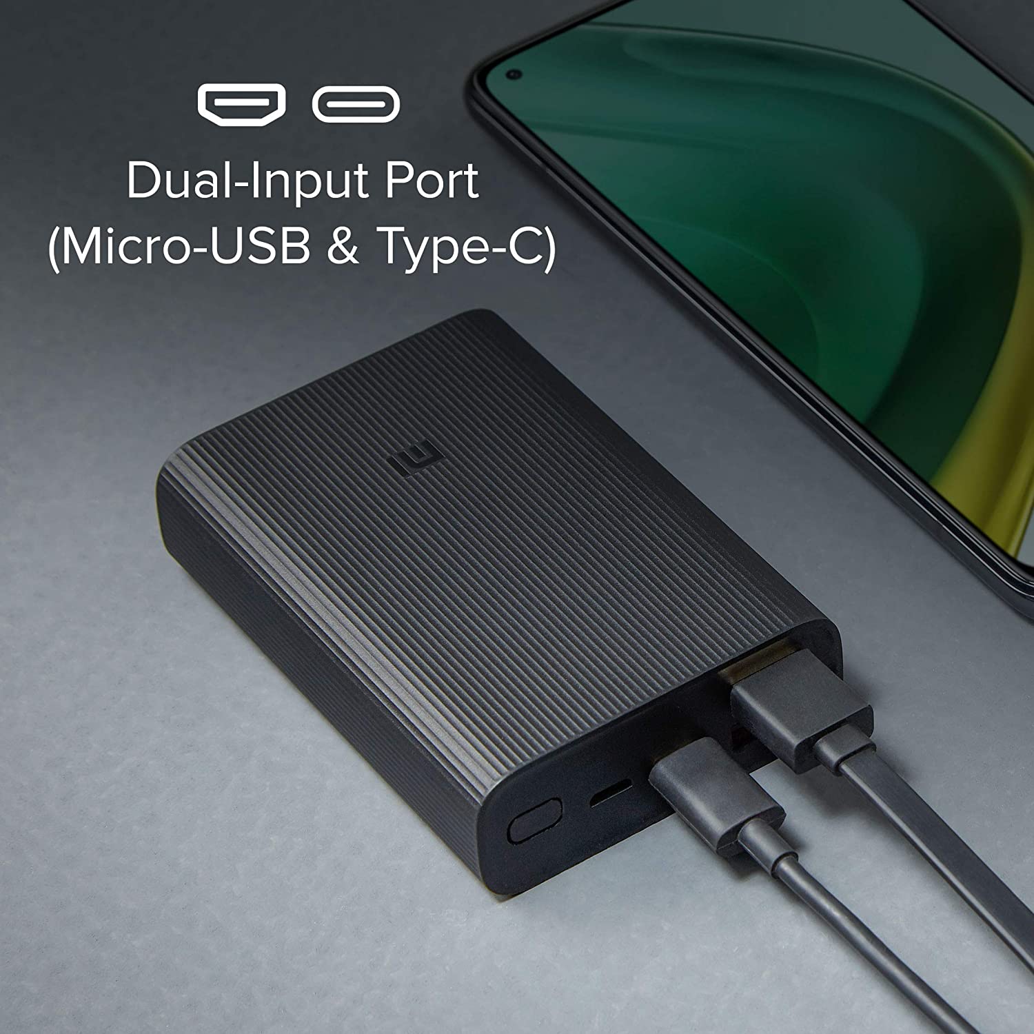 MI 10000 mAh Lithium Ion, Lithium Polymer Power Bank Pocket Pro with 22.5 Watt Fast Charging, Triple Output Ports, Black