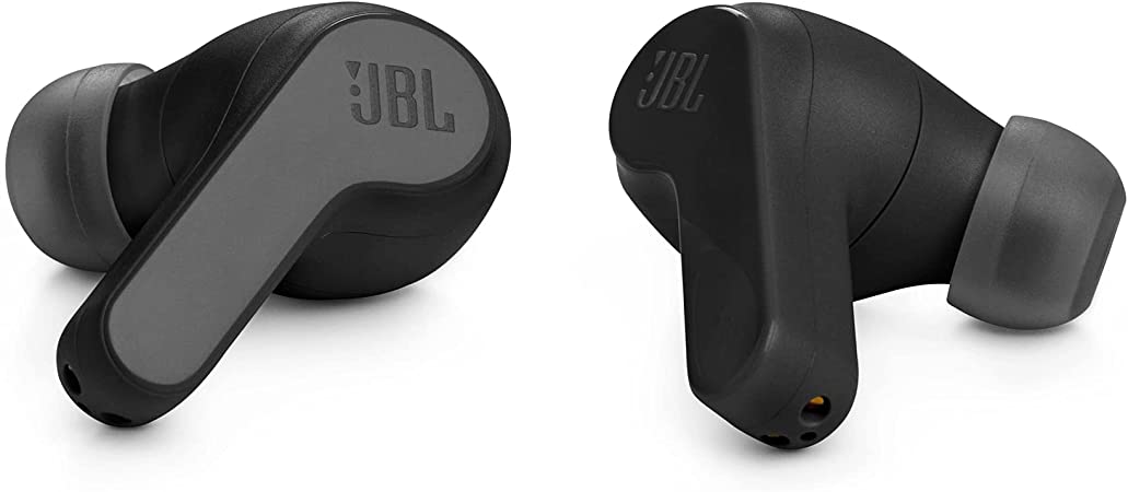 JBL Wave200 True Wireless Earbud Headphones, Deep Powerful Bass, 20H Battery, Dual Connect, Hand-Free Call, Voice Assistant, Comfortable Fit, IPX2 Sweatproof, Pocket Friendly - Black, JBLW200TWSBLK