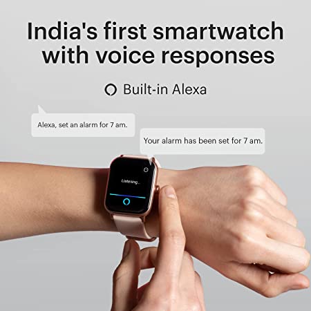 Noise ColorFit Pro 3 Alpha Bluetooth Calling Smart Watch with Alexa Built-in, Fast Charging, 1.69" Display, 80+ Songs Storage, 100 Sports Modes, 5ATM Waterproof & Noise Health Suite (Jet Black)