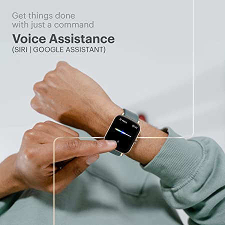 Noise ColorFit Icon Buzz Bluetooth Calling Smart Watch with Voice Assistance, 1.69" Display, Built-in Games, Sleep, Spo2, HR Monitors (Silver Grey), OneSize