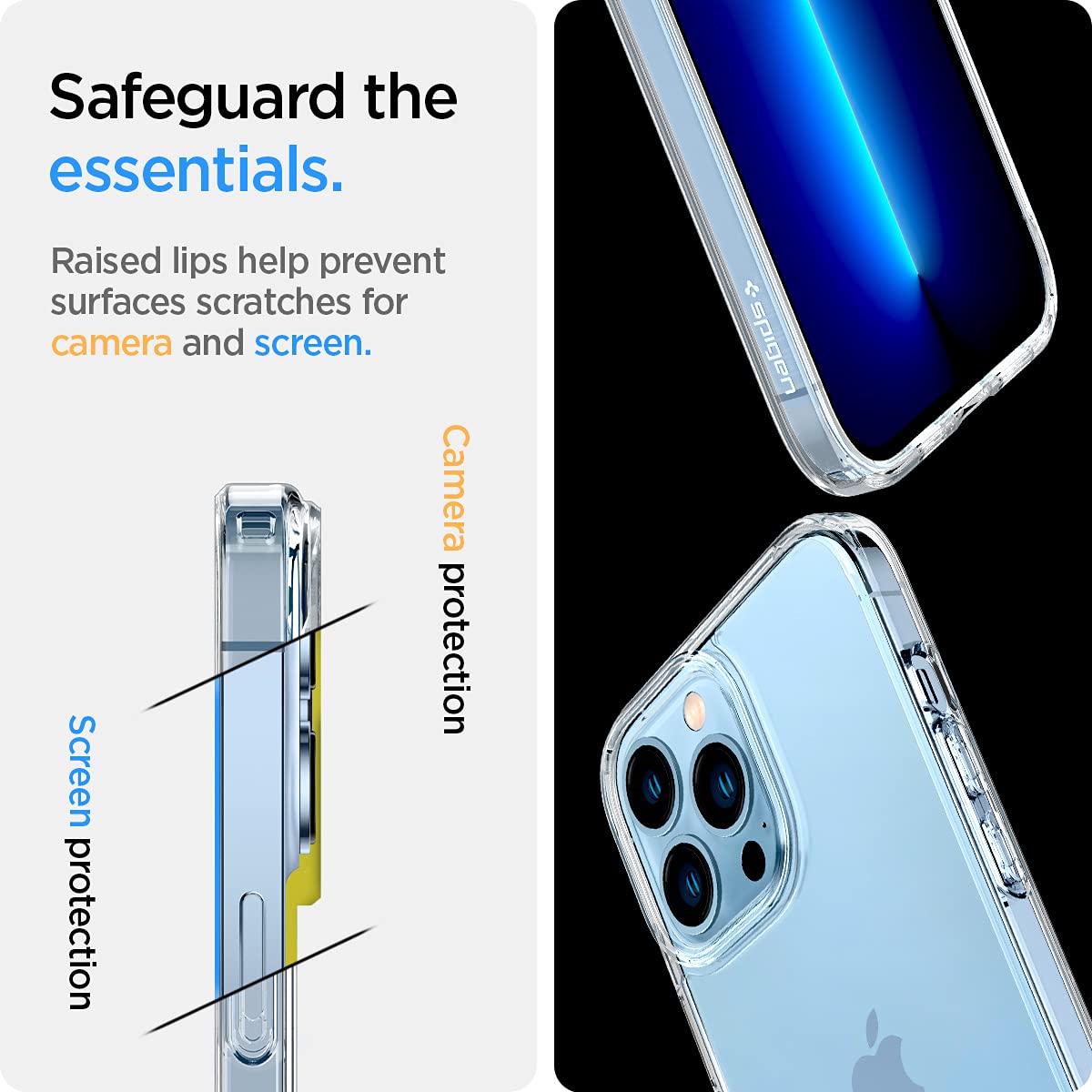 Spigen Ultra Hybrid Back Cover Case (TPU + Poly Carbonate | Crystal Clear)