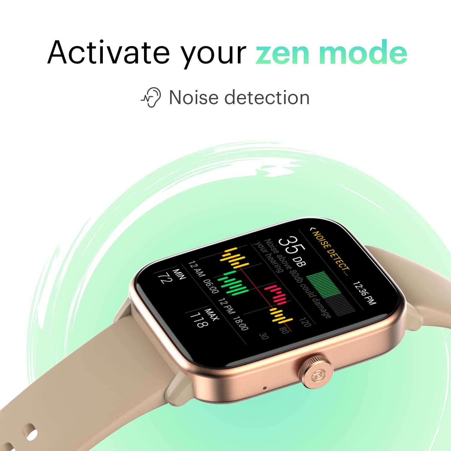 Newly Launched Noise ColorFit Pro 4 Max 1.8" Biggest Display, Bluetooth Calling Smart Watch, Built.in Alexa, 100 Sports Modes, Noise Detection, Noise Health & Productivity Suite (Rose Gold)