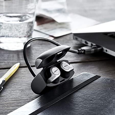 Jabra Elite 2 Bluetooth Truly Wireless in Ear Earbuds with Mic with 21 Hours of Battery for Clear Calls, Rich Bass and Comfortable Fit
