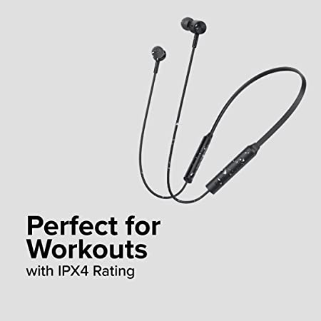 Redmi SonicBass Bluetooth Wireless in Ear Earphones with Mic (Black)