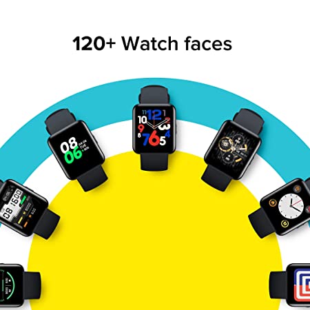 Redmi Watch 2 Lite - 3.94 cm Large HD Edge Display, Multi-System Standalone GPS, Continuous SpO2, Stress & Sleep Monitoring, 24x7 HR, 5ATM, 120+ Watch Faces, 100+ Sports Modes, Women’s Health, Black