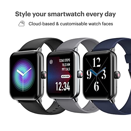 Noise ColorFit Pro 3 Assist Smart Watch with Alexa Built-in, 24*7 Spo2 Monitoring, 1.55" HD TruView Display, Stress, Sleep, Heart Rate Tracking