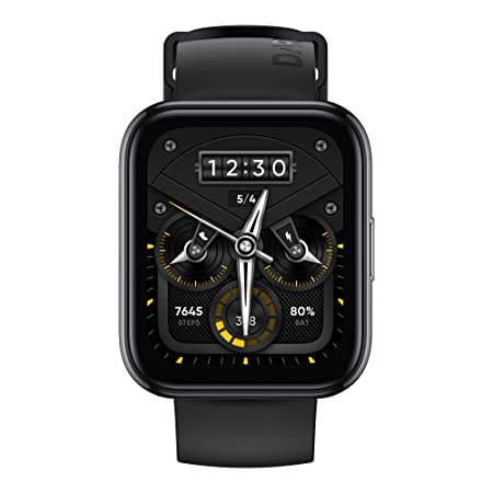 realme Smart Watch 2 Pro (Space Grey) with 4.45 cm (1.75") HD Super Bright Touchscreen, Dual-Satellite GPS, 14-Day Battery, SpO2 & Heart Rate Monitoring, IP68 Water Resistance