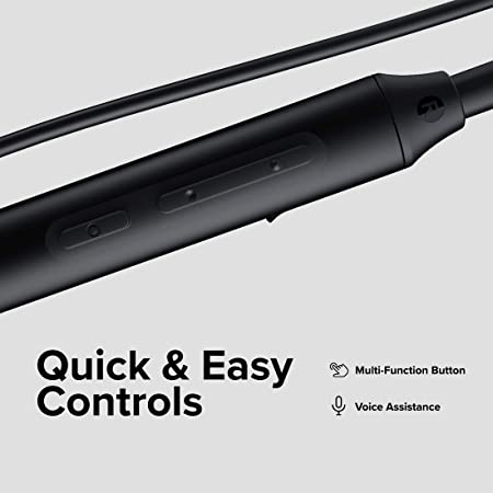 Redmi SonicBass Bluetooth Wireless in Ear Earphones with Mic (Black)