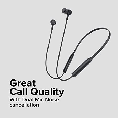 Redmi SonicBass Bluetooth Wireless in Ear Earphones with Mic (Black)
