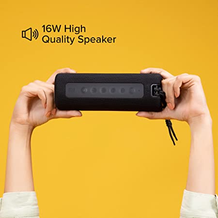 Mi Portable Bluetooth Speaker with 16W Hi-Quality Speaker, Type C Charging, Upto 13hrs of Playback Time & IPX7 Waterproof (Blue)