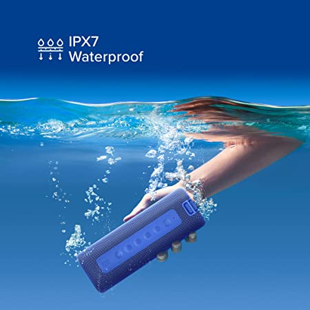 Mi Portable Bluetooth Speaker with 16W Hi-Quality Speaker, Type C Charging, Upto 13hrs of Playback Time & IPX7 Waterproof (Blue)