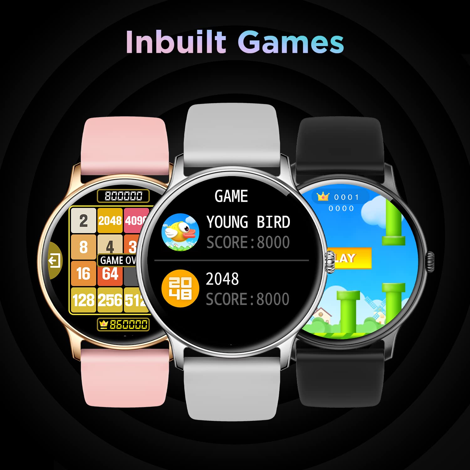 FireBoltt Phoenix Bluetooth Calling Smartwatch 1.3" 240*240 PX High Res with 120+ Sports Modes, SpO2, Heart Rate Monitoring & IP68 Rating