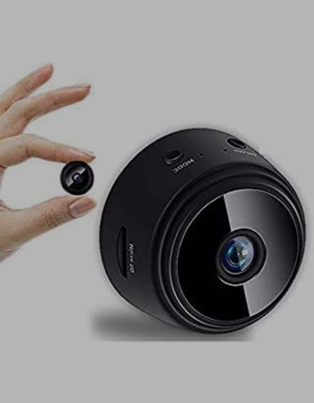 Home Security Camera Audio and Video Live Feed WiFi with Cell Phone App Wireless Recording 1080P HD Smart Cam Wireless Night Vision Motion Detection (Black)