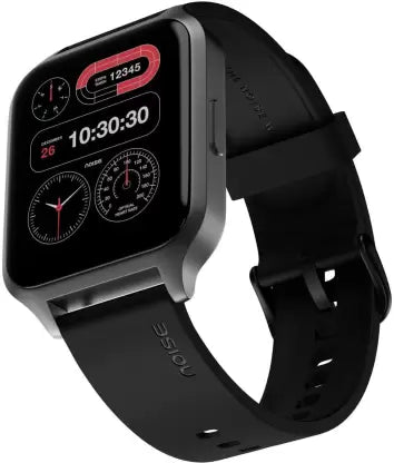 Noise ColorFit Brio Smartwatch (Black Strap, Regular)