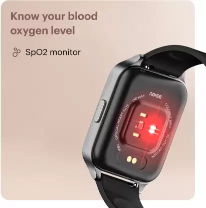 Noise ColorFit Brio Smartwatch (Black Strap, Regular)