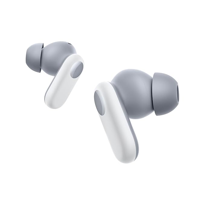 OnePlus Nord Buds 2r True Wireless in Ear Earbuds with Mic, 12.4mm Drivers, Playback:Upto 38hr case,4-Mic Design, IP55 Rating  [ Misty Grey ]