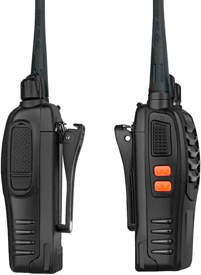 Baofeng Walkie Talkies bf-888s Rechargeable Two-Way Radios for Adults Long Range Handheld Communicator Professional UHF Interphone 2 Pack Walky Talky Set with Earpiece,Li-ion Battery and Charger