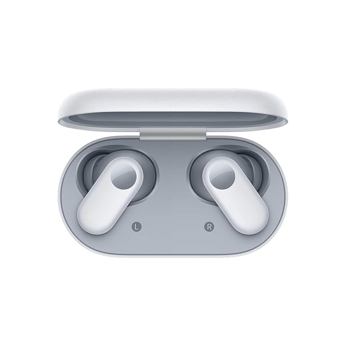 OnePlus Nord Buds 2r True Wireless in Ear Earbuds with Mic, 12.4mm Drivers, Playback:Upto 38hr case,4-Mic Design, IP55 Rating  [ Misty Grey ]
