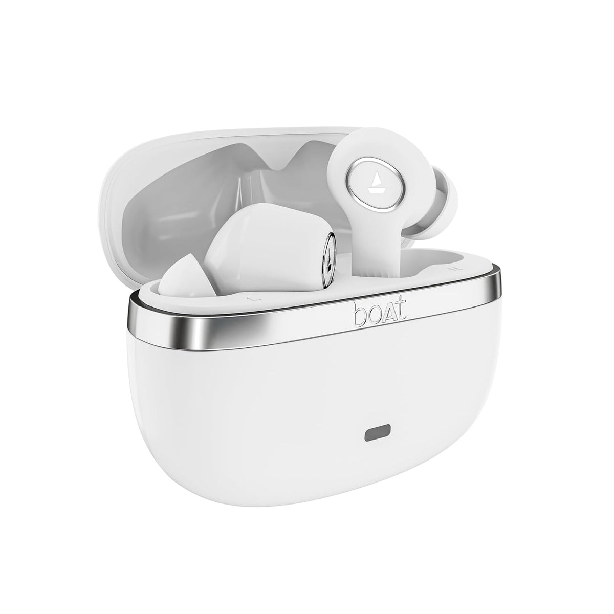 boAt Nirvana Ion TWS Earbuds with 120 HRS Playback(24hrs/Charge), Crystal Bionic Sound with Dual EQ Modes, Quad Mics ENx™ Technology, Low Latency(60ms), in Ear Detection(Ivory White)