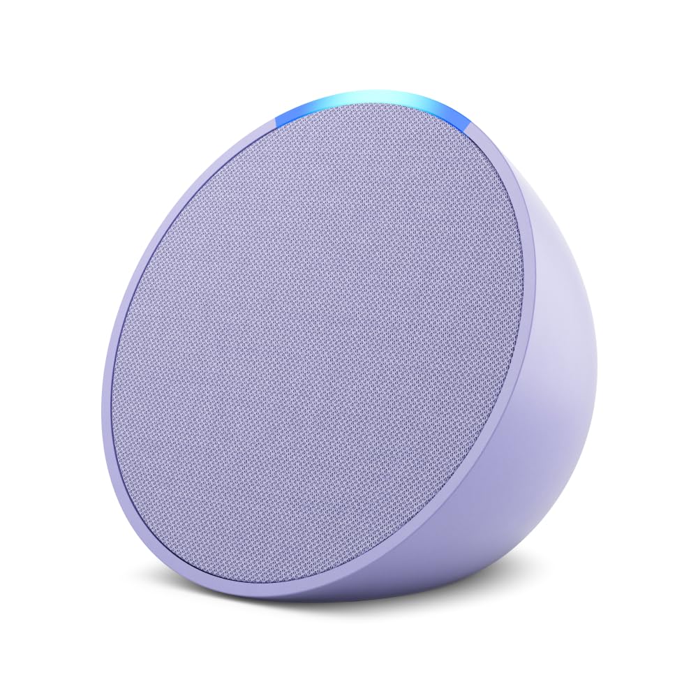 Amazon Echo Pop| Smart speaker with Alexa and Bluetooth| Loud sound, balanced bass, crisp vocals