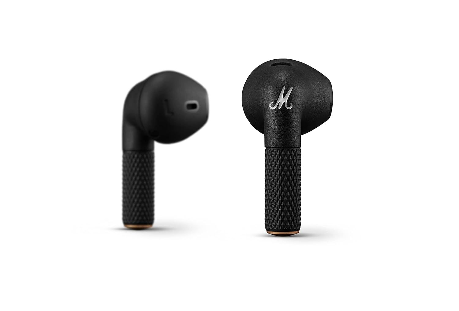 Marshall Minor III Wireless Earbuds with 25 Hours of Playtime, Bluetooth 5.2, Wireless Charging- Black