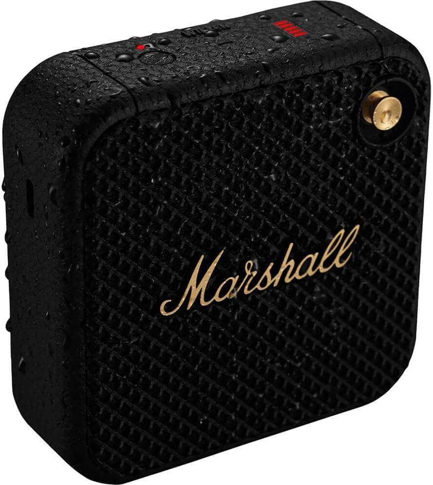 Marshall Willen Portable Bluetooth Speaker with 15+ hours of portable playtime, Dust & Waterproof (IP67)